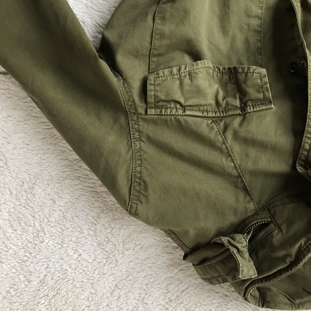 Green Army Jacket - image 4